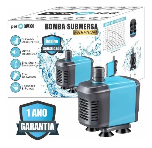 Bomba Para Aquário Doce E Marinho Pet Flix Premium 2500l/h - Imagem 3
